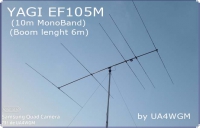 YAGI Element EF105M. Набор труб для сборки элементов антенны YAGI 10м