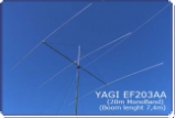 YAGI Element EF203AA. Набор труб для сборки элементов антенны YAGI 20м